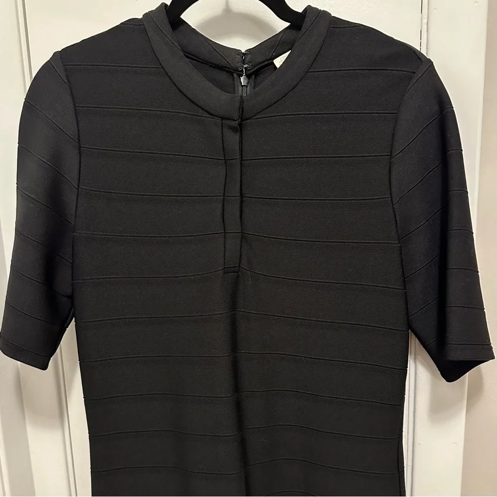 SOLD. Shoshanna Adria Shirt Sheath Midi Dress 12 Asymmetrical Ruffle Flu - Picture 3 of 11